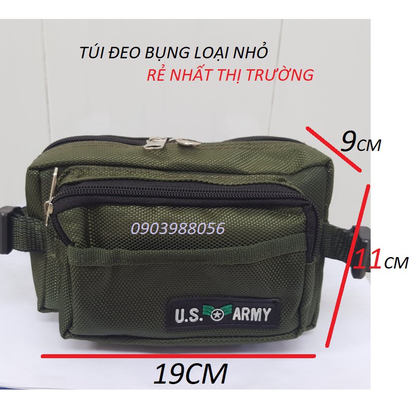 [ Rẻ nhất shopee ] Túi đeo bụng ( túi bao tử loại nhỏ )