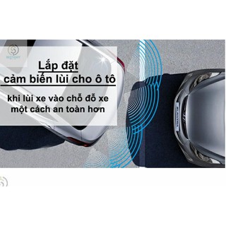 Cảm biến lùi 8 mắt màn hình LCD