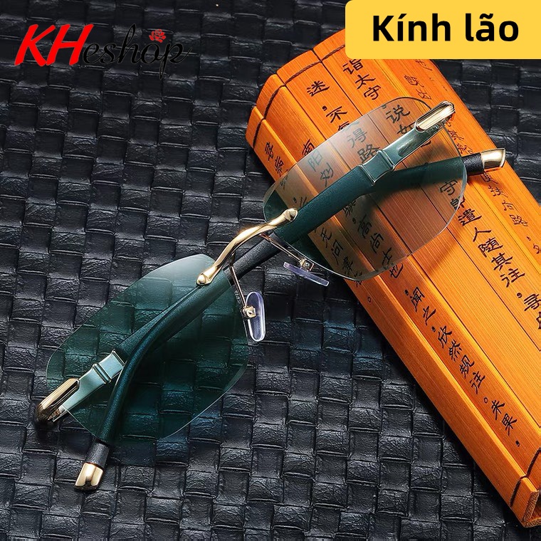 Kính râm có độ Lão, viễn thị siêu hot, tròng HD cao cấp màu xanh đậm chống ánh sáng xanh nam nữ mã Y88102