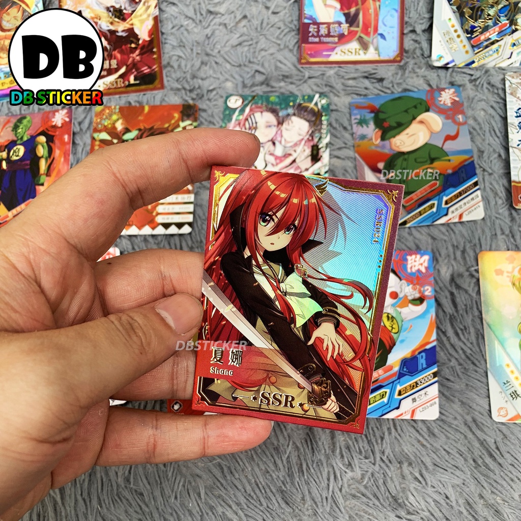 Thẻ nhân phẩm Anime, bộ thẻ bài tổng hợp các bộ manga HOT nhất hiện nay