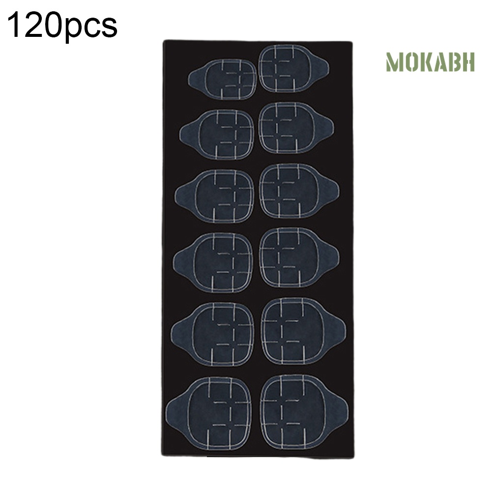 Set 120 Móng Tay Giả Trong Suốt Hai Mặt Dán Trang Trí Nghệ Thuật