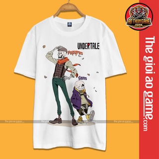Áo thun Sans Undertale ink virus game T07, áo phông Sans có size cho trẻ em nam nữ 3d màu trắng unisex | AoThunGameVn