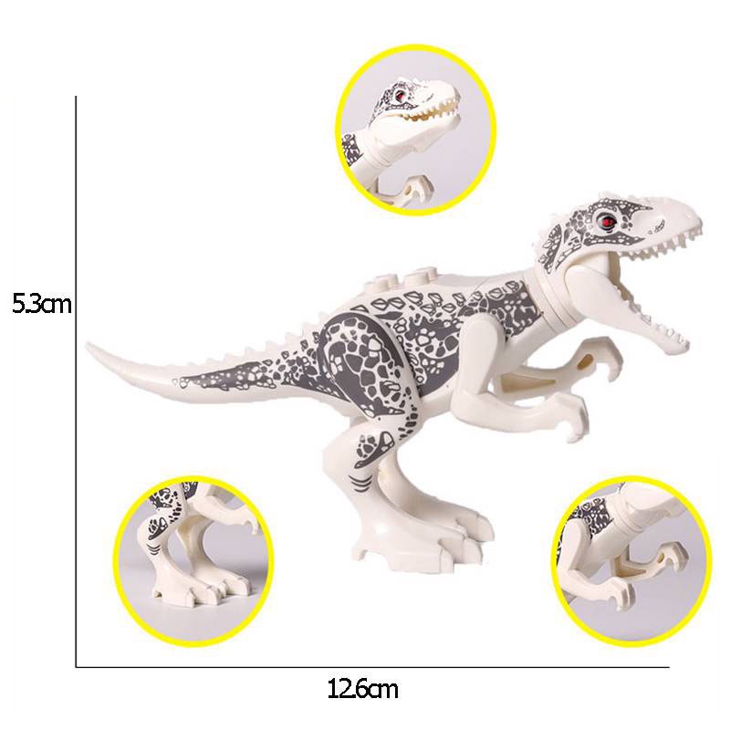 Khối xây dựng khủng long Đồ chơi kỷ Jura Đồ chơi giáo dục Đồ chơi khủng long
