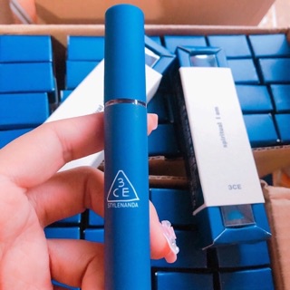 Son 3CE  Xanh , Son Vỏ Xanh Mẫu Mới Màu Đỏ Nâu Đất | BigBuy360 - bigbuy360.vn