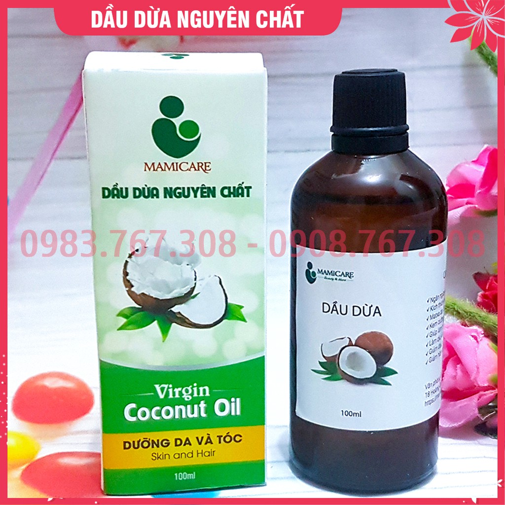 Dầu Dừa Ép Lạnh Nguyên Chất Loại 100ml - BTT00296