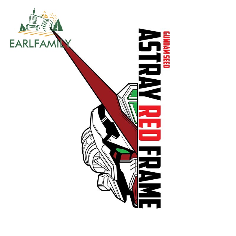 Earlfamily 13cm GUNDAM RX Anime Creativite Xe Dán Chống Trầy Xước Vinyl Ốp Lưng Laptop Đề Can Đồ Họa Graffiti