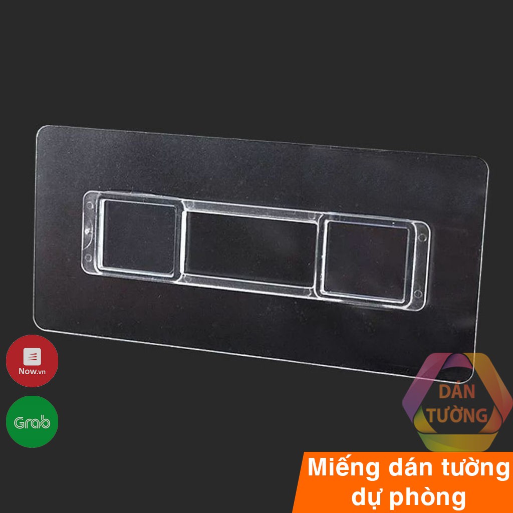 Miếng dán tường dự phòng kệ đánh răng hình ô vuông MDT, miếng dán chịu lực chống thấm nước - MDV