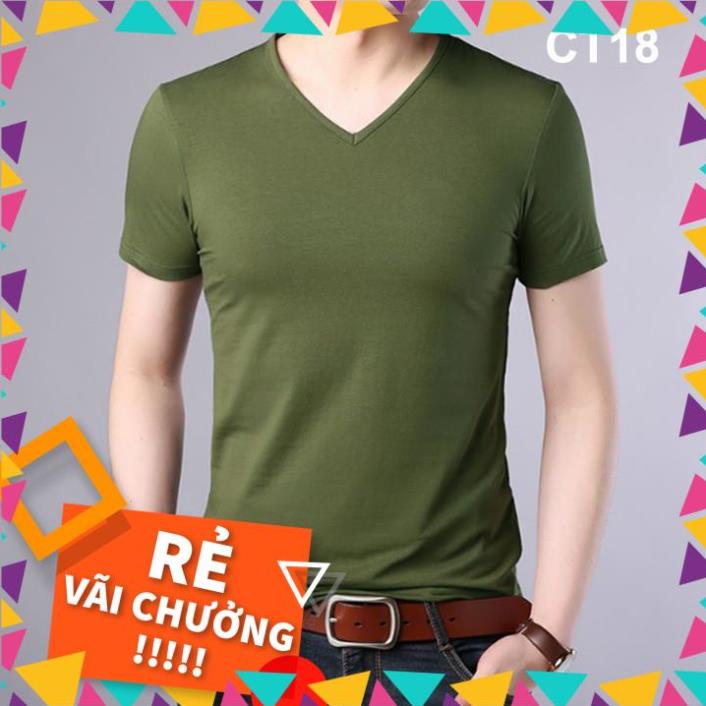 [Free Ship ] Áo Thun nam màu xanh rêu - không nhăn mềm min thấm hút mồ hôi _vifa | BigBuy360 - bigbuy360.vn