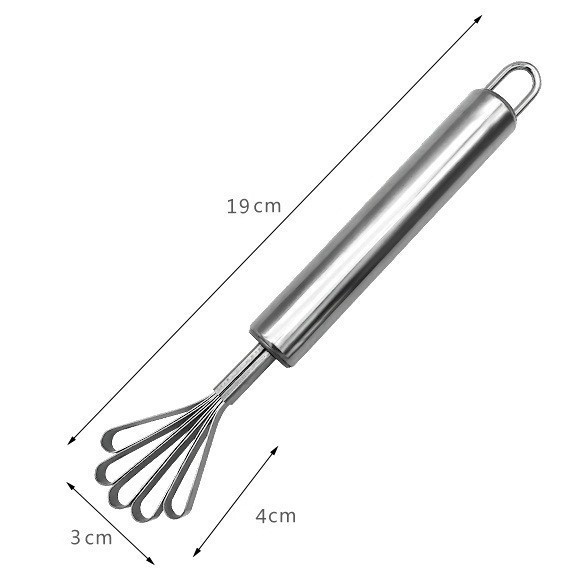 Nạo dừa sợi / đánh vẩy cá inox 304 không gỉ có móc treo tiện dụng - Hàng Loại Dày - atzMarket