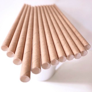 Ống hút giấy, ống hút bảo vệ môi trường - ống hút cafe, nước ép, trà sữa