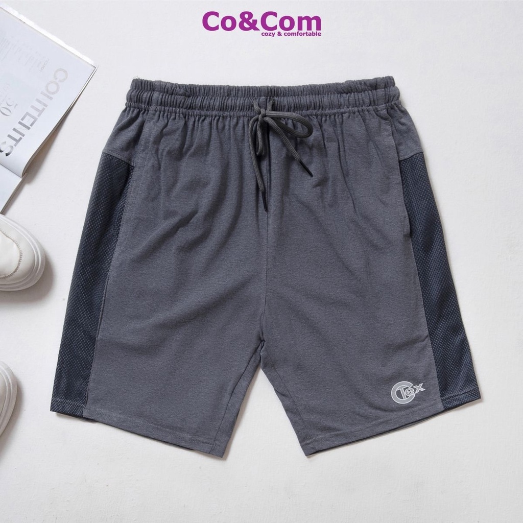 Quần Đùi Nam Cotton Co&Com Dáng Thể Thao Co Giãn Thoải Mái QD102