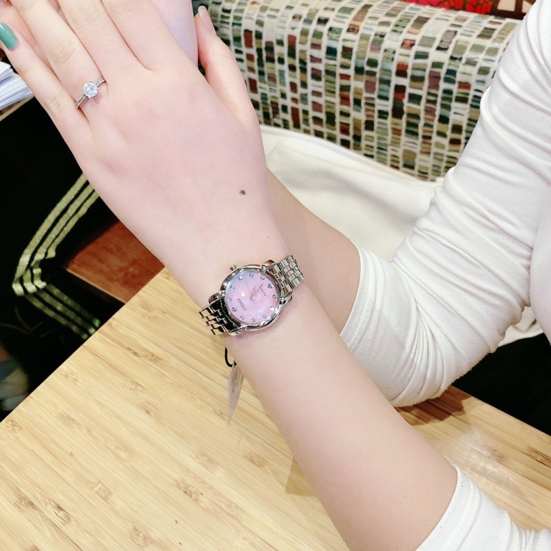 Đồng hồ nữ Citizen eco-drive Jolie pinky diamond watch EM