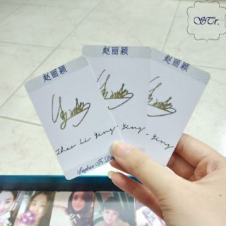 [CÓ SẴN] Card Triệu Lệ Dĩnh (lẻ)