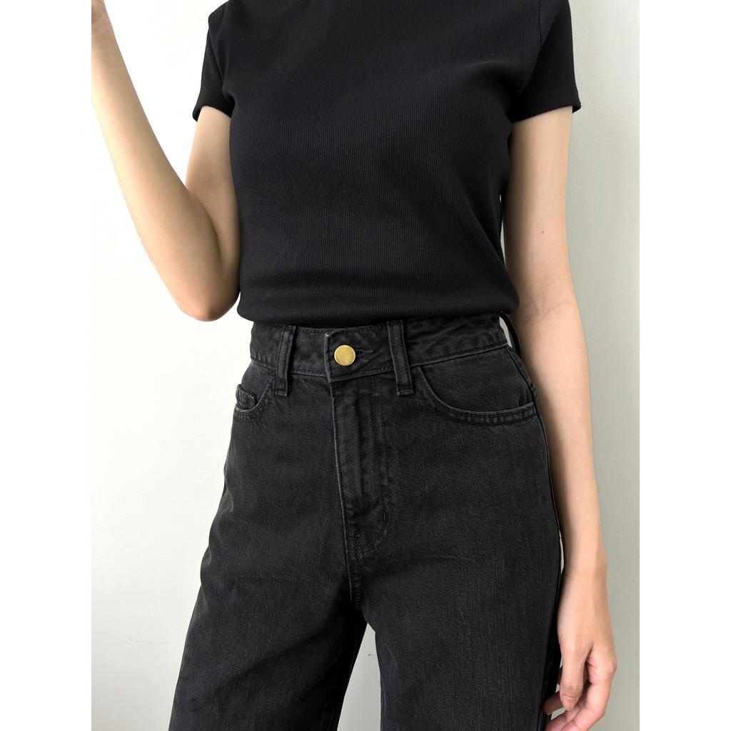 Quần Jeans Nữ Lưng Cao Phom Ống Suông Dáng Rộng Thoải Mái Các Màu RedeJeans VNXK L-02,L-02B,L-02E,L-03,L-07,L-03C