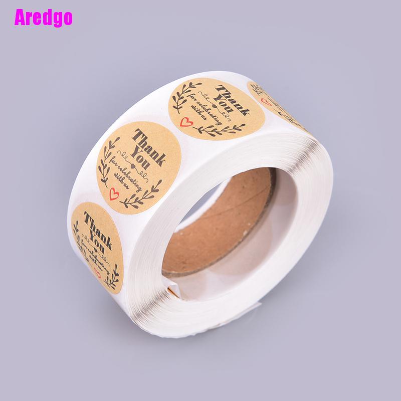 Cuộn 500 Sticker Chữ Thank You Dán Trang Trí