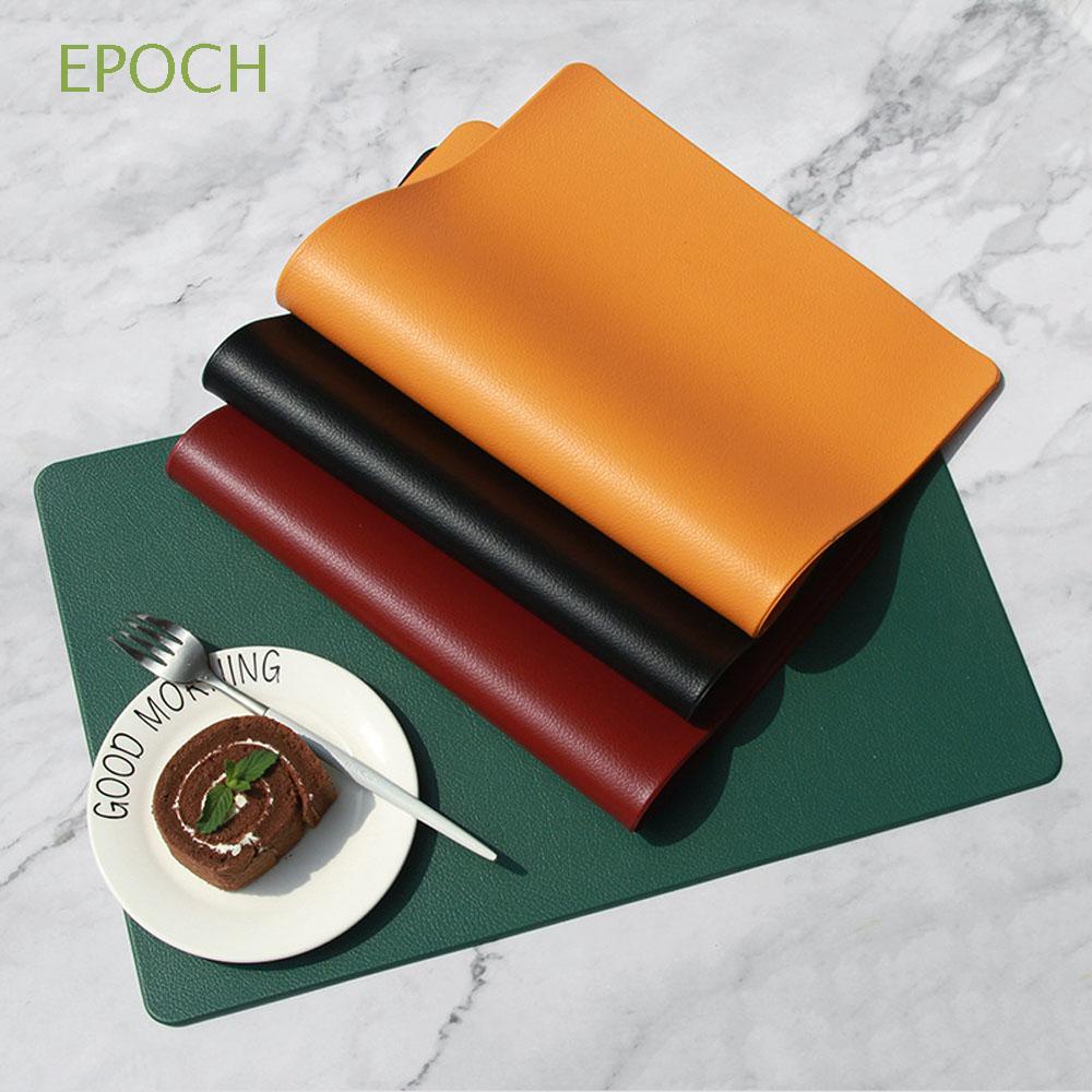 Epoch Tấm Lót Bàn Ăn Hình Chữ Nhật Chống Trượt Chống Thấm Nước / Dầu / Nhiệt Dễ Lau Chùi Nhiều Màu Sắc Phong Cách Bắc Âu