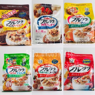 Ngũ cốc Calbee Nhật Bản date mới 2020