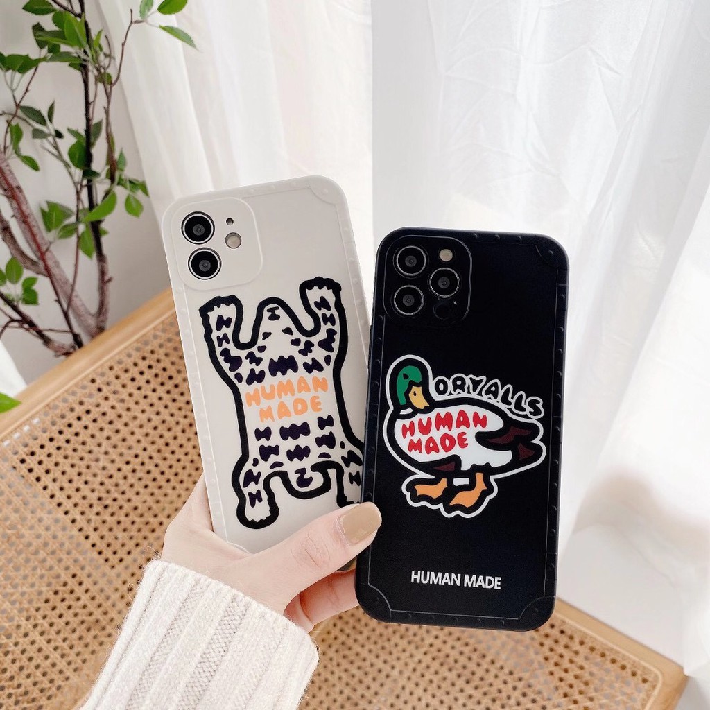 Hợp iphone case 12/12mini/12pro/12pro max/11/11pro/11pro max/xs max/xr/xs/x/8/7/8plus/7plus Human made   Loving Edge  Ống kính bảo vệ trọn gói | BigBuy360 - bigbuy360.vn