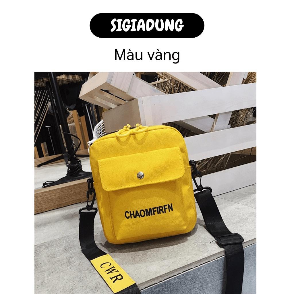 [SGD] Túi Tote Đeo Chéo - Túi Xách Vải Canvas Đẹp Đi Chơi Thời Trang Hàn Quốc Chaomfirfn 8274