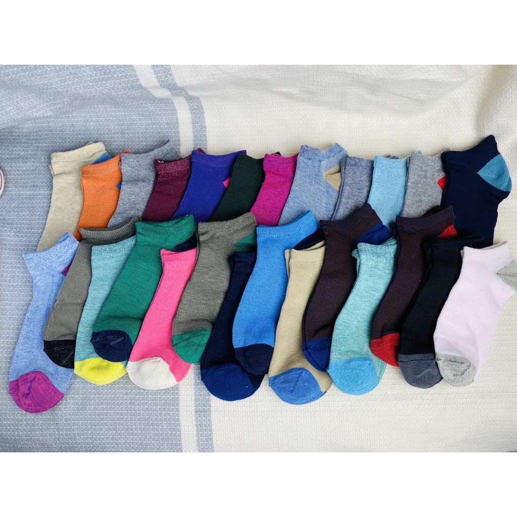 Combo 2 Đôi Tất Sped Nữ Cổ ngắn BAMY 100% cotton co giãn tốt