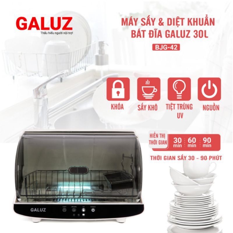 Máy sấy bát diệt khuẩn Galuz