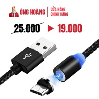 Dây sạc nam châm, cho mọi dòng điện thoại. chống đứt, bọc dù