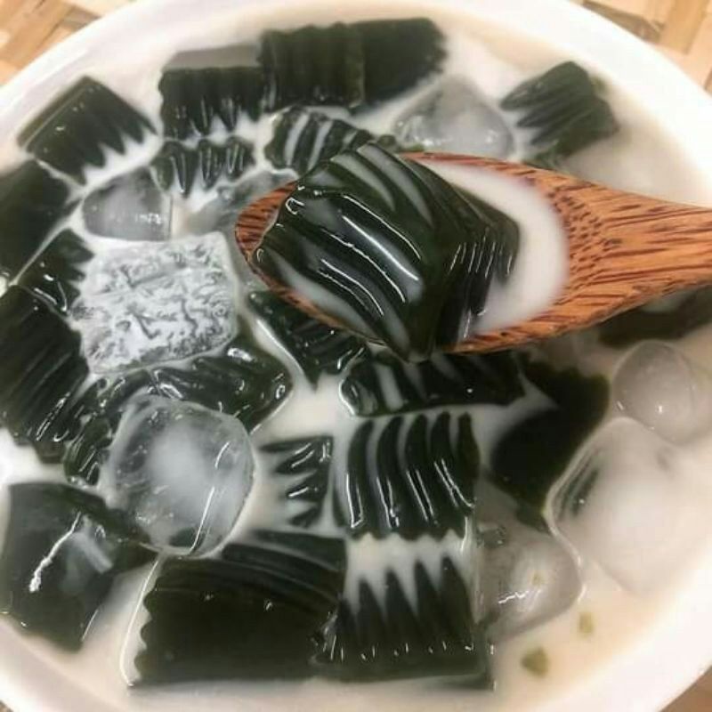 Lá sương sâm trơn tươi trồng hữu cơ 500g