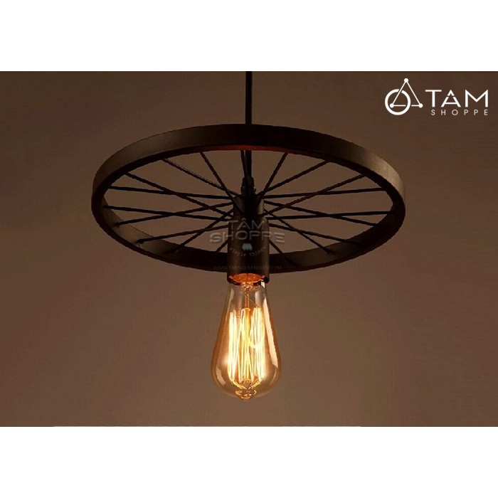 Đèn thả trần bánh xe đạp đơn DLTT
