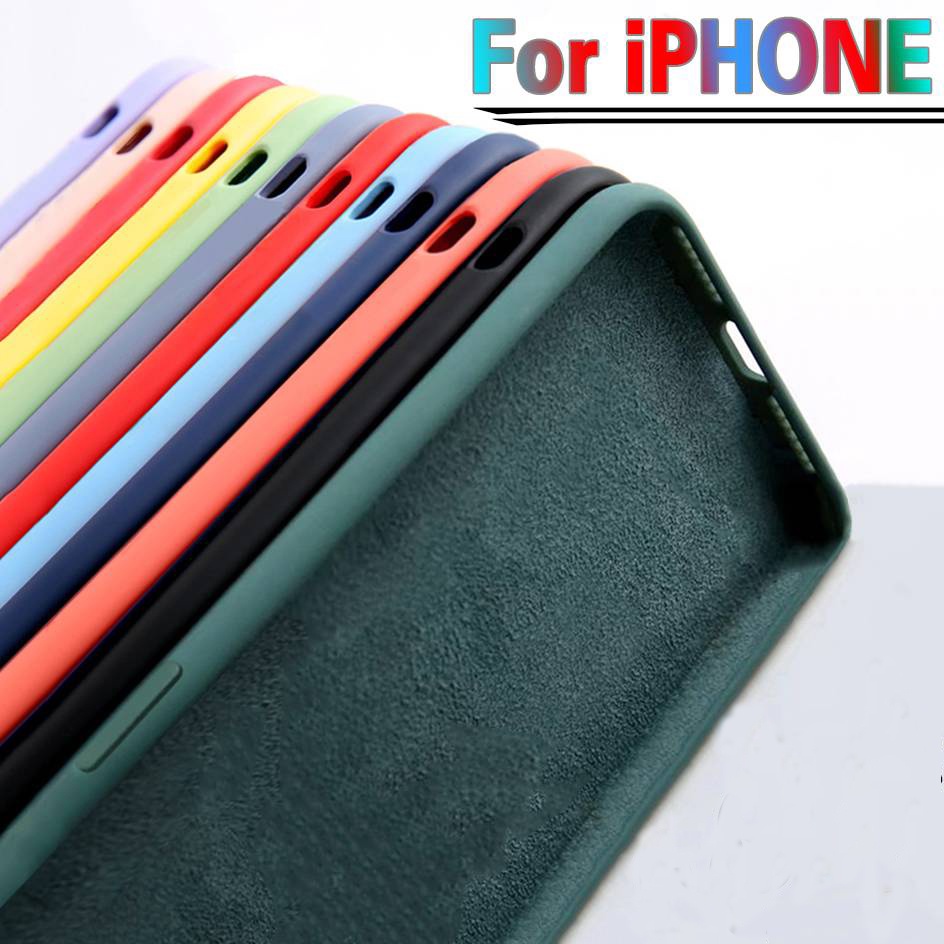 Ốp Điện Thoại Silicone Mềm Chống Sốc Cho iPhone 13 Pro Max mini 14