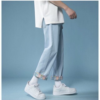 [SALE SHOCK] quần baggy jean nam, ống suông rộng, “IN HOẠ TIẾT LOGO” các thương hiệu style cá tính