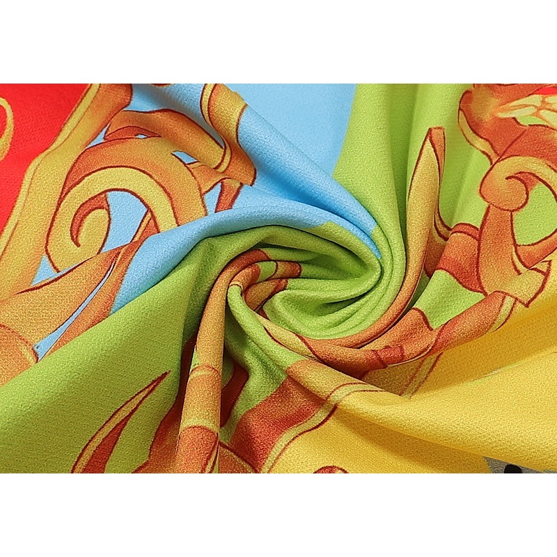 Versac * Áo Thun polo Phối Màu In Biểu Tượng Bắt Mắt Phong Cách Cổ Điển Đơn Giản Cho Nam