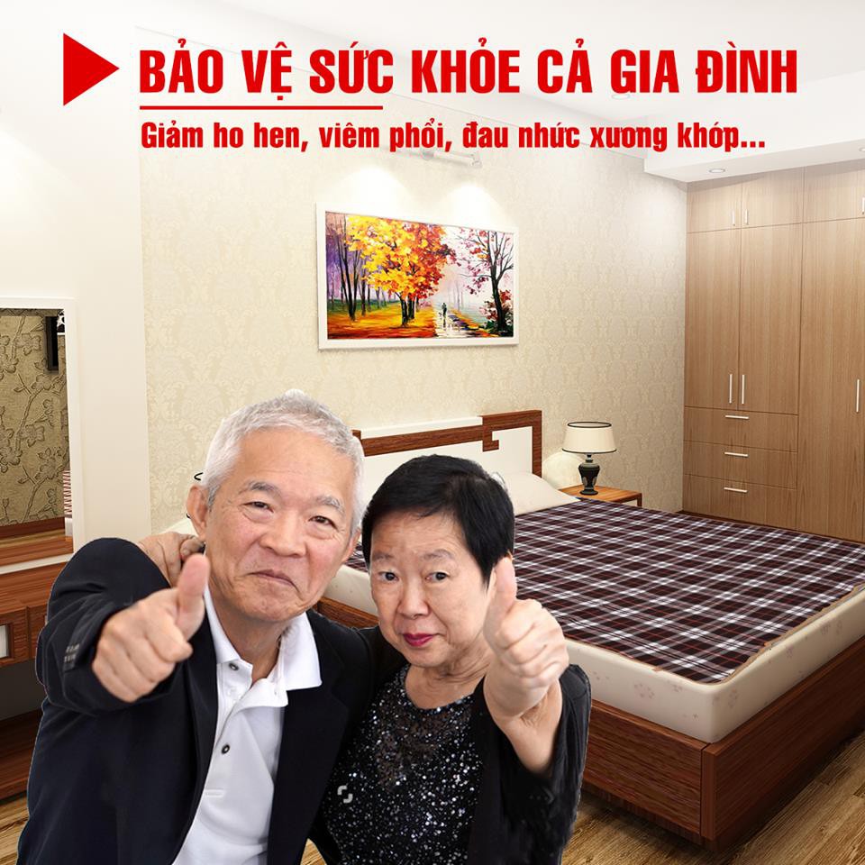 Đệm điện Nhật bản cao cấp AKIRA, giặt được bằng máy giặt, sưởi ấm cơ thể và giúp ngủ ngon, bảo hành 12 tháng