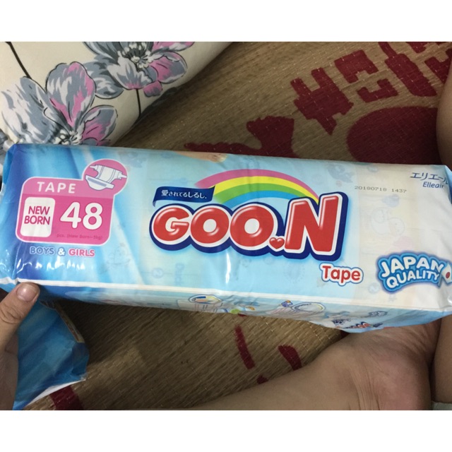 Tã  bỉm dán Goon Slim  Newborn 48 -NB48 Goo.n