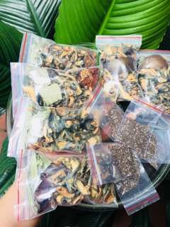 Trà sâm bí đao hạt chia (dùng đc cho keto, eatclean)