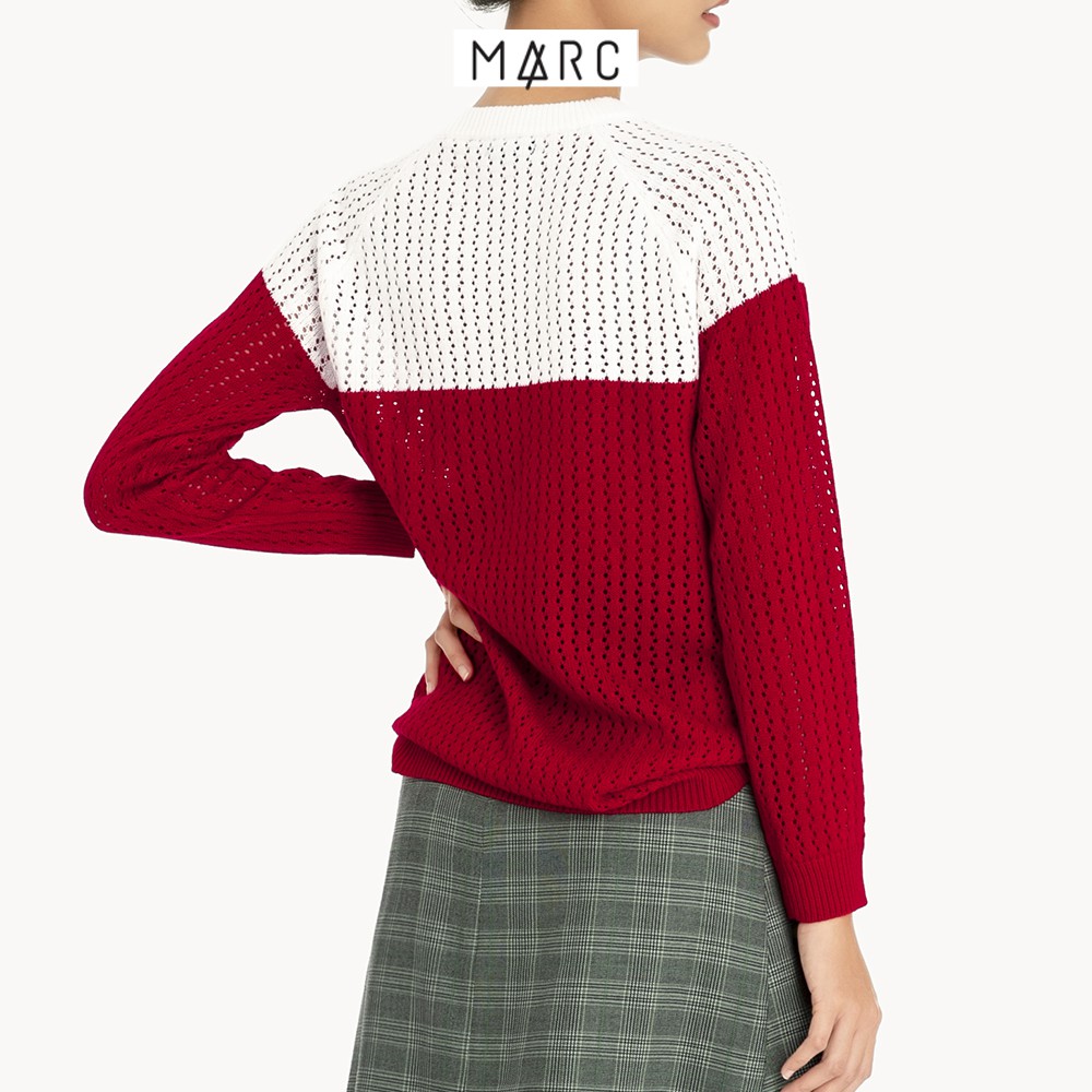 Áo nữ MARC FASHION dệt kim phối màu w19