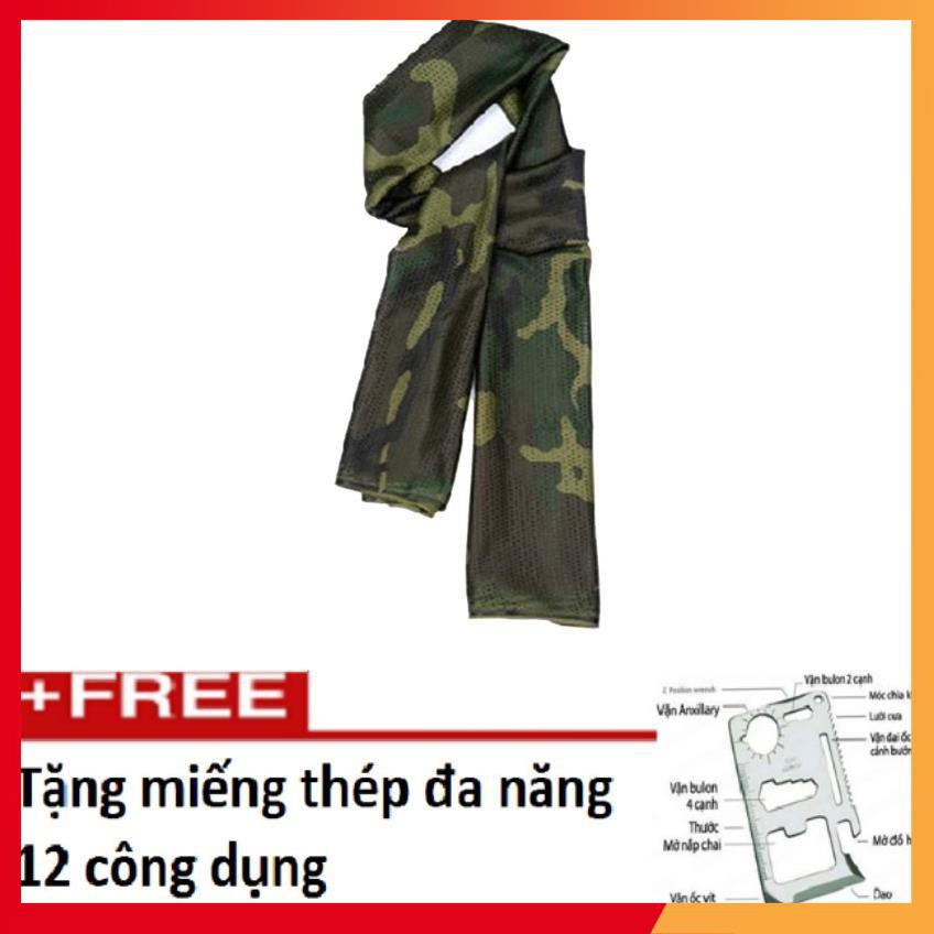 ❤️Deal Sốc❤️ Khăn Choàng Cổ Đi Phượt Phượt, Dã Ngoại Đa Năng 206324+ Tặng 1 miếng thép đa năng