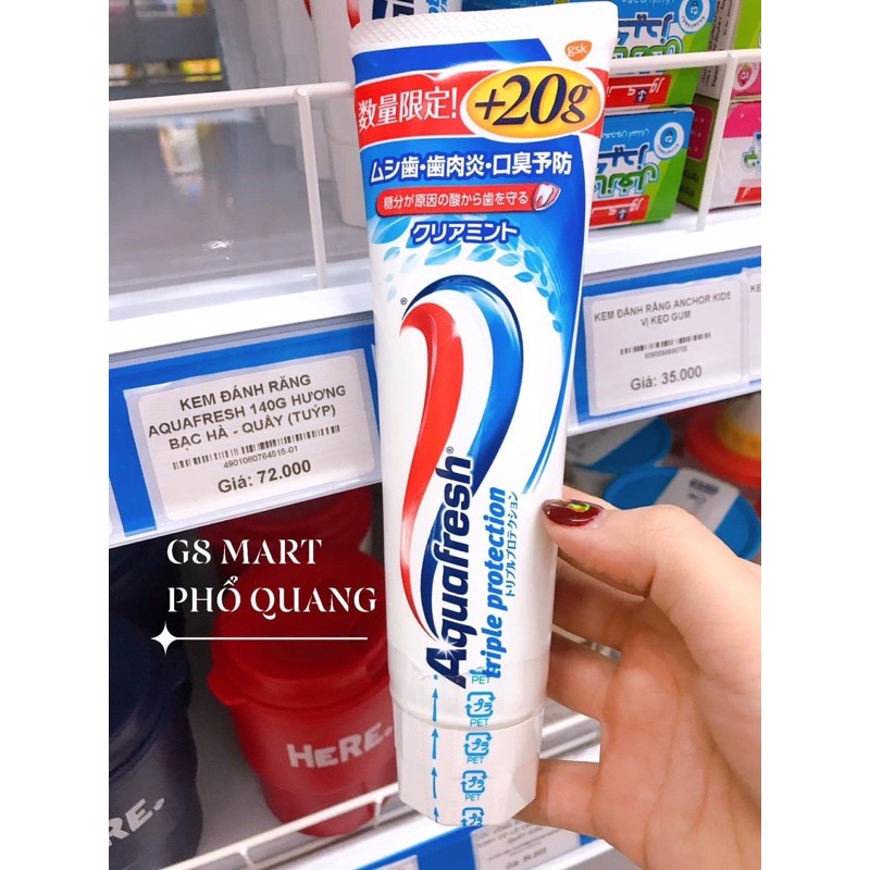 KEM ĐÁNH RĂNG AQUAFRESH các loại