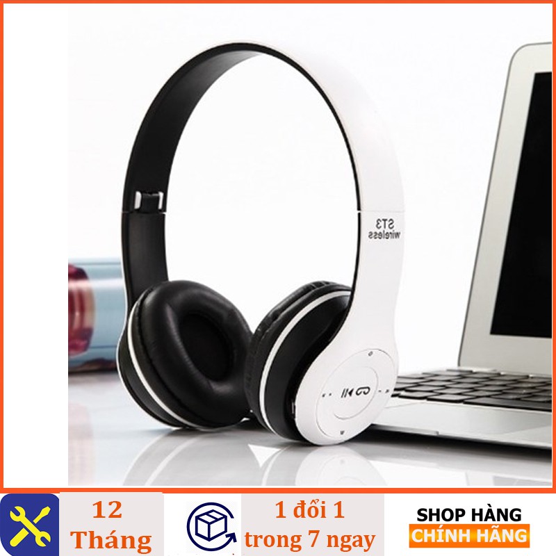 Tai nghe bluetooth P47 chụp tai - Có khe cắm thẻ nhớ | BigBuy360 - bigbuy360.vn