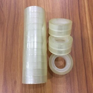 [10 CUỘN/1 CÂY] Băng keo văn phòng phẩm