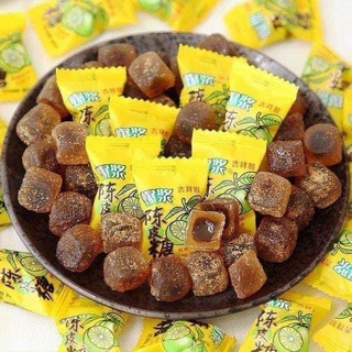 Kẹo dẻo ô mai xí muội vị chanh muối nhân chảy túi 300gr