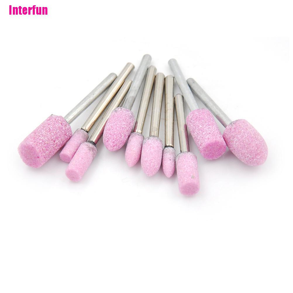 Bộ 10 Dụng Cụ Mài Đá Hồng Đa Năng Tiện Dụng