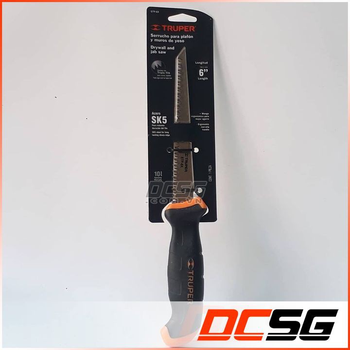 Cưa thạch cao cán nhựa 6in/150mm Truper 18174 - STP-6X | DCSG