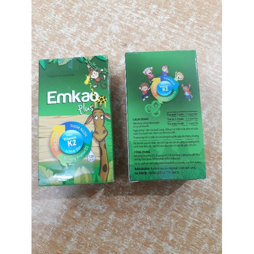 EMKAO PLUS bổ sung vitamin D3 và K2 cho bé lọ 5ml sp của Dược Khoa