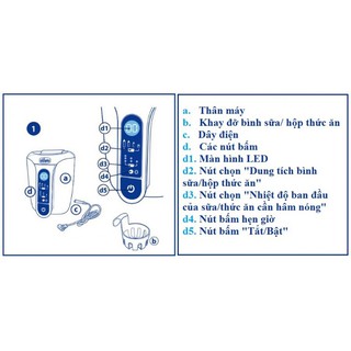 Máy Hâm Sữa Và Thức Ăn Điện Tử 7390 Chicco (CHÍNH HÃNG) CHO BÉ (CO114533)
