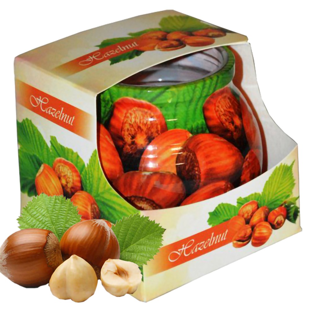 Nến thơm thư giãn Admit Hazelnut 85g - hương hạt phỉ, khử mùi, không khói, tinh dầu thiên nhiên