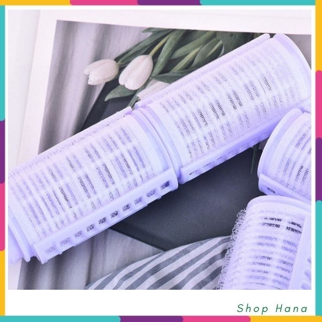 Lô uốn tóc mái tự dính, lô cuốn tóc đường kính cỡ lớn SIZE to chuyên dùng trong các salon Hàn Quốc HNH028