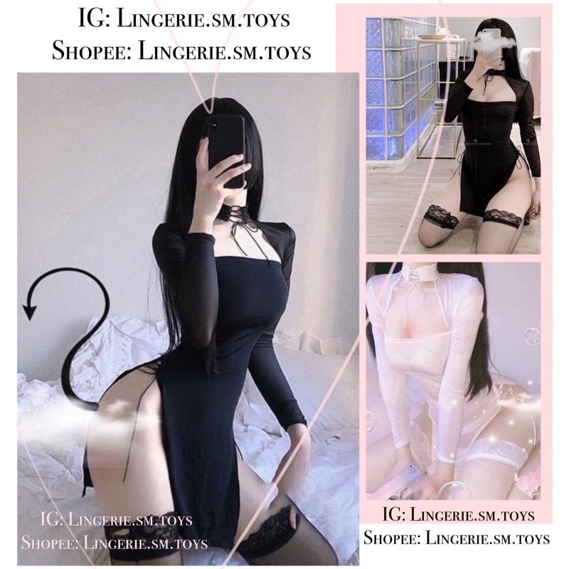 Sườn Xám Sẻ Tà , Ngực Khoét Gợi Cảm | Cosplay Sexy