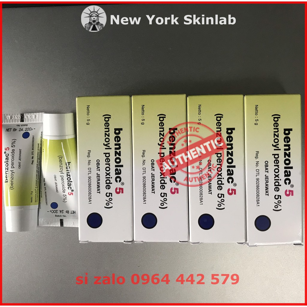 Chấm mụn Benzac AC - Benzoyl Peroxide 5%, 2.5%