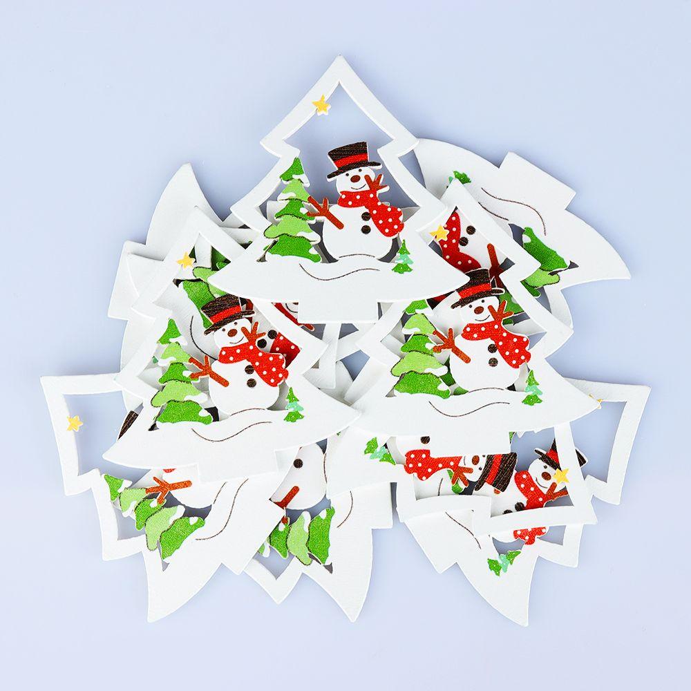 CONOPERY Chuông Treo Trang Trí Cây Thông Giáng Sinh Hình Trái Tim