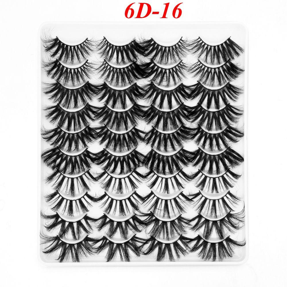 Set 20 Cặp Lông Mi Giả Mi Giả MIH SKONHED Dùng Trang Điểm